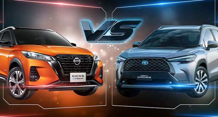 Toyota Corolla Cross vs Nissan Kicks
