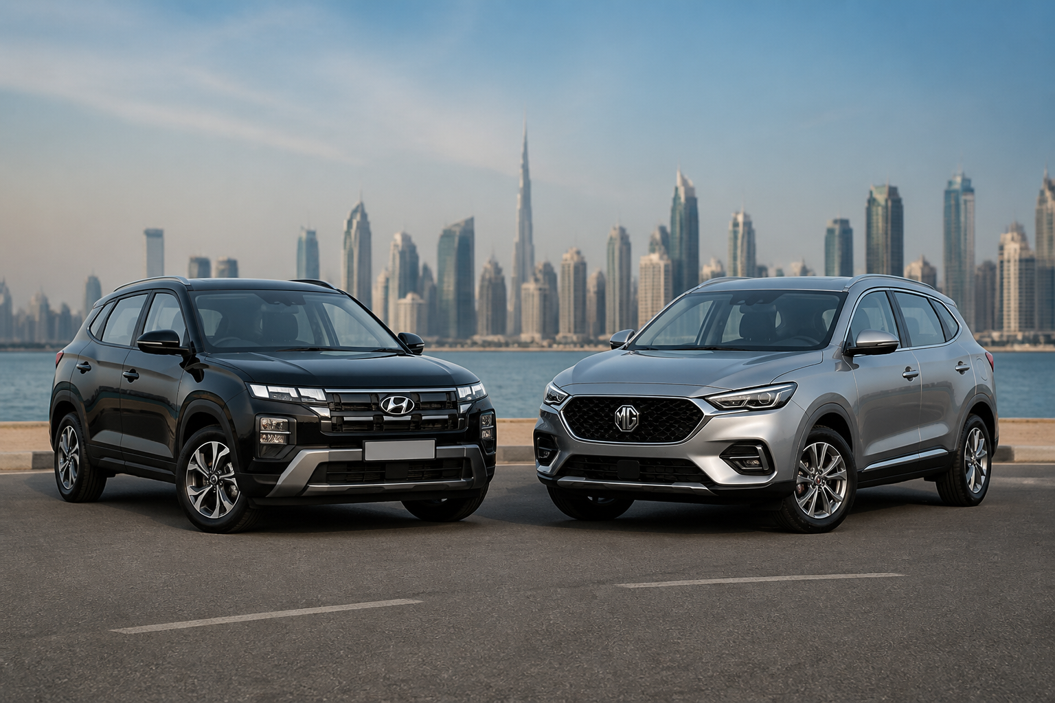 Hyundai Creta vs MG ZS Resale in UAE