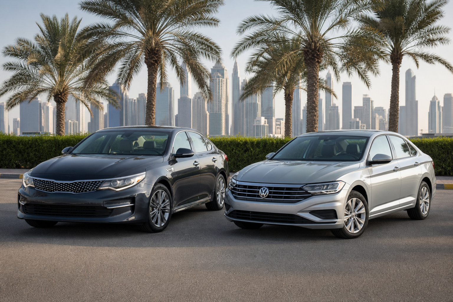 Kia Optima vs Volkswagen Jetta: Best Used Mid-Size Sedan Under AED 50,000 in the UAE