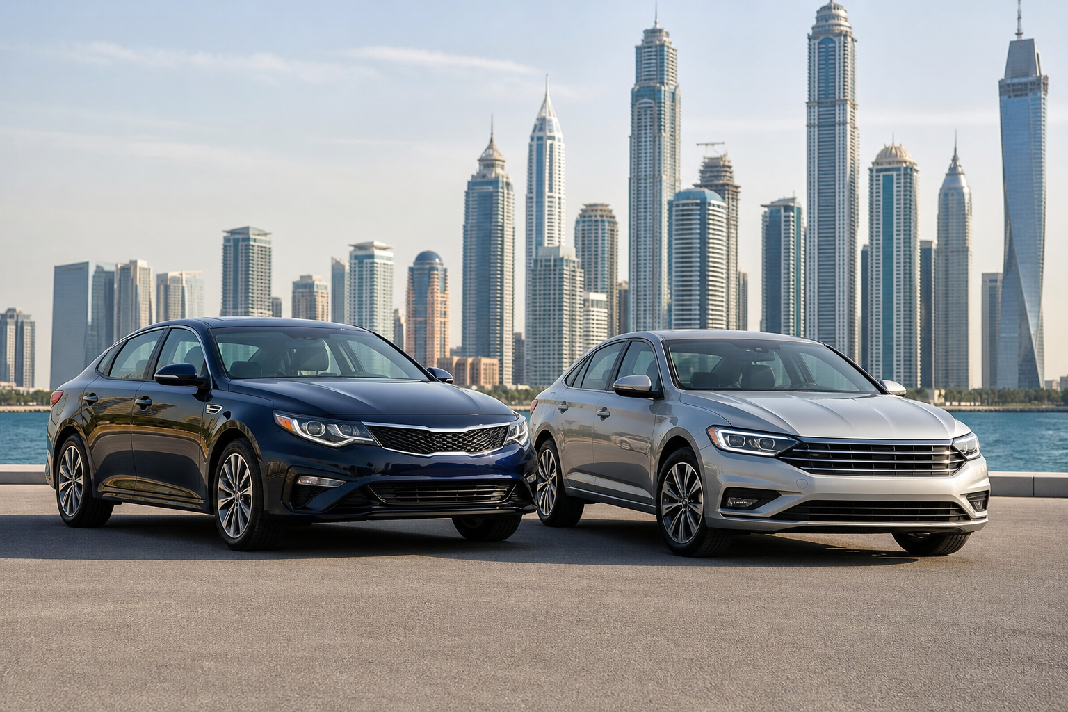 Kia Optima vs Volkswagen Jetta: Which Used Mid-Size Sedan Is the Smarter Buy in the UAE?