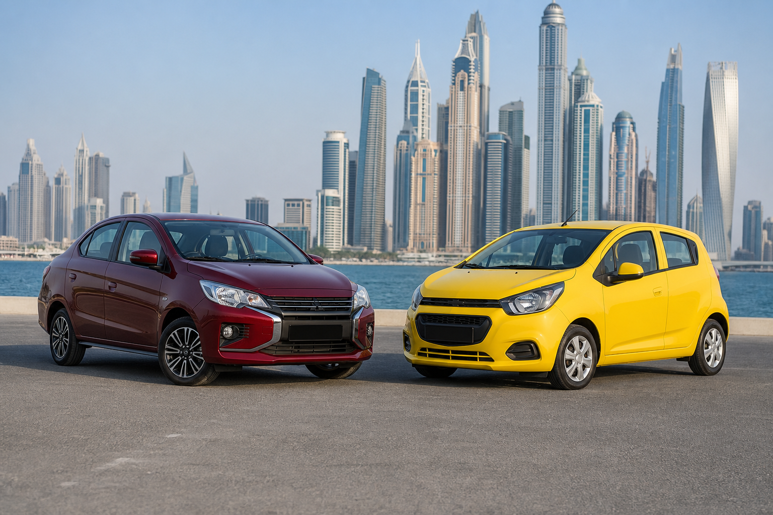 Mitsubishi Attrage vs Chevrolet Spark 2026: Cheapest Used Cars to Own in the UAE
