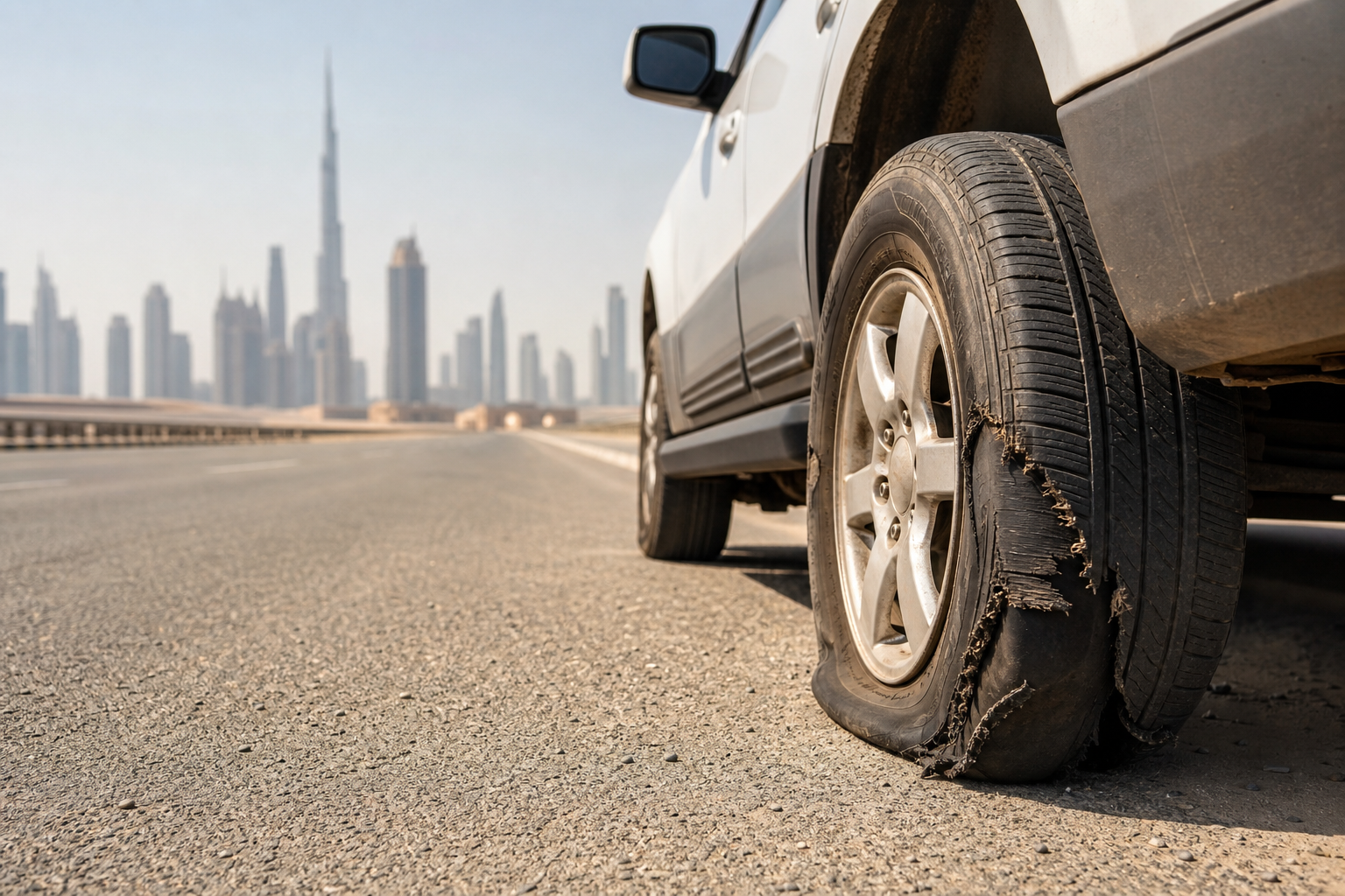 UAE Summer Tyre Safety Guide 2026: How Heat Causes Blowouts, Warning Signs & When to Replace Your Tyres