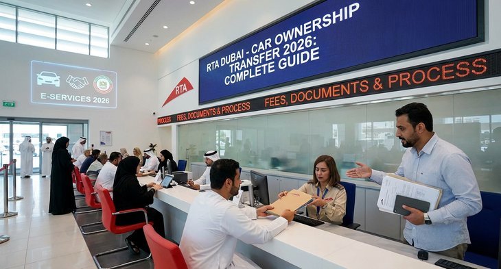 Car Ownership Transfer in Dubai: RTA Process, 2026 Fees & Step-by-Step Guide