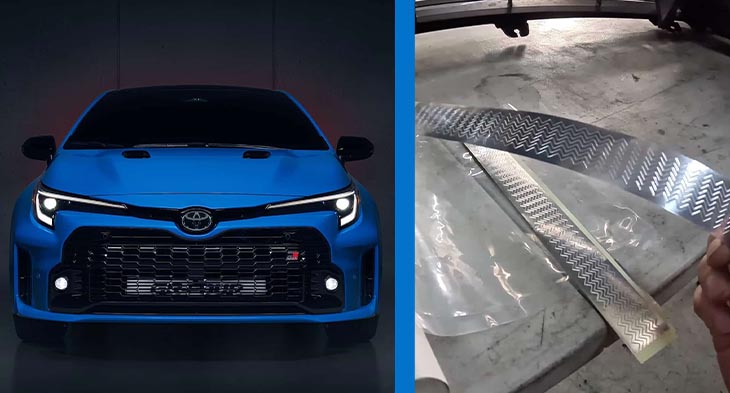Toyota’s Ingenious Use of Aluminum Tape for Enhancing the 2024 GR Corolla’s Aerodynamics