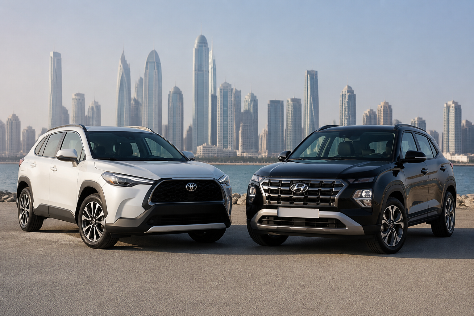 Toyota Corolla Cross vs Hyundai Creta in UAE